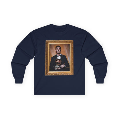 Unisex Long Sleeve T-Shirt - Cole Palmer Ballon d'Or (Chelsea, Gold Frame)