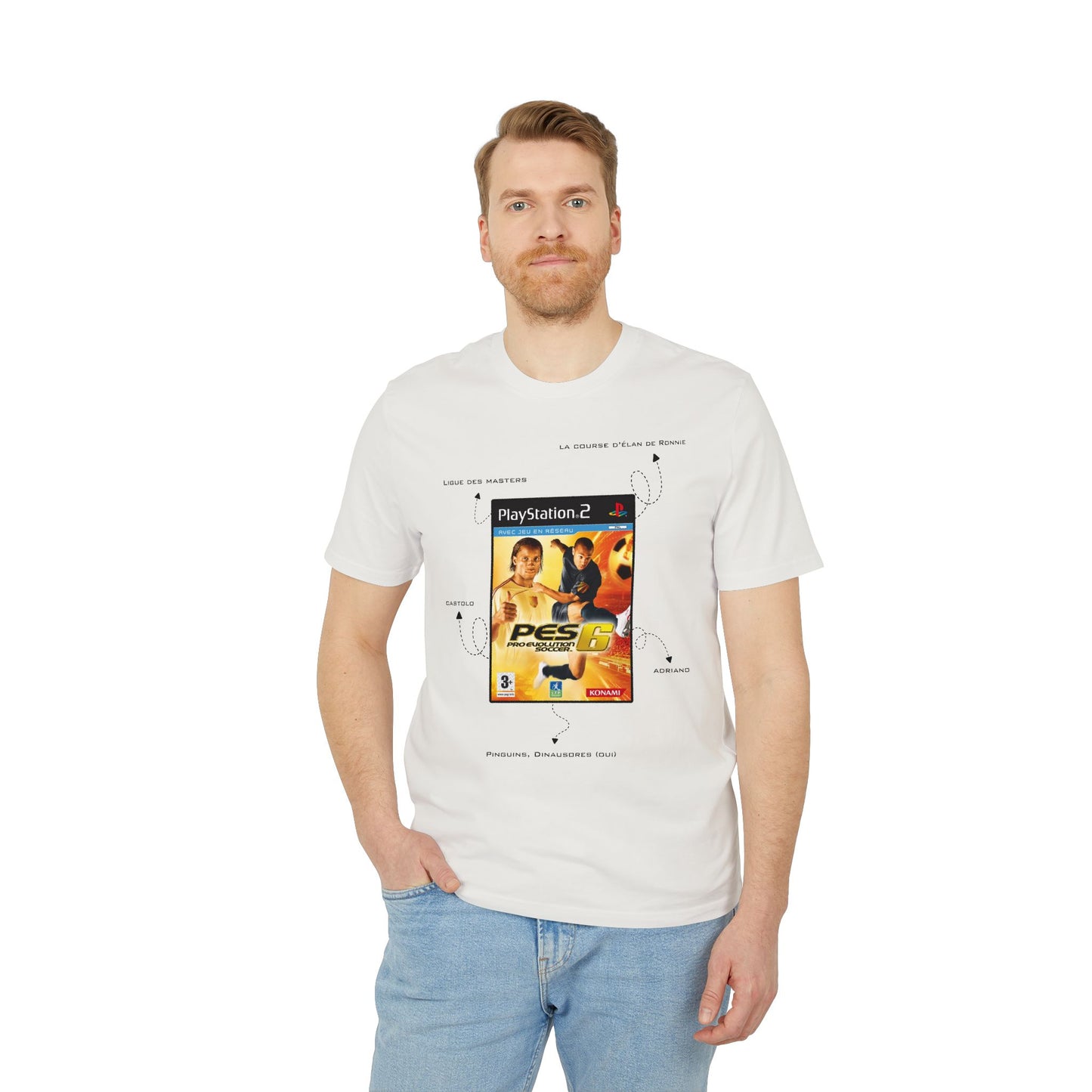 T-Shirt PES 6 avec design au dos - Chelsea Edition