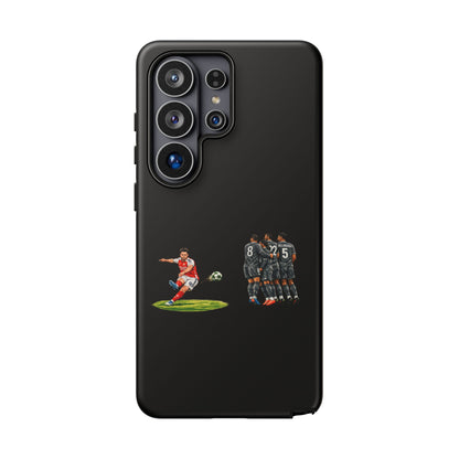 iPhone/Samsung Case - Declan Rice Free Kick (Arsenal phone case)