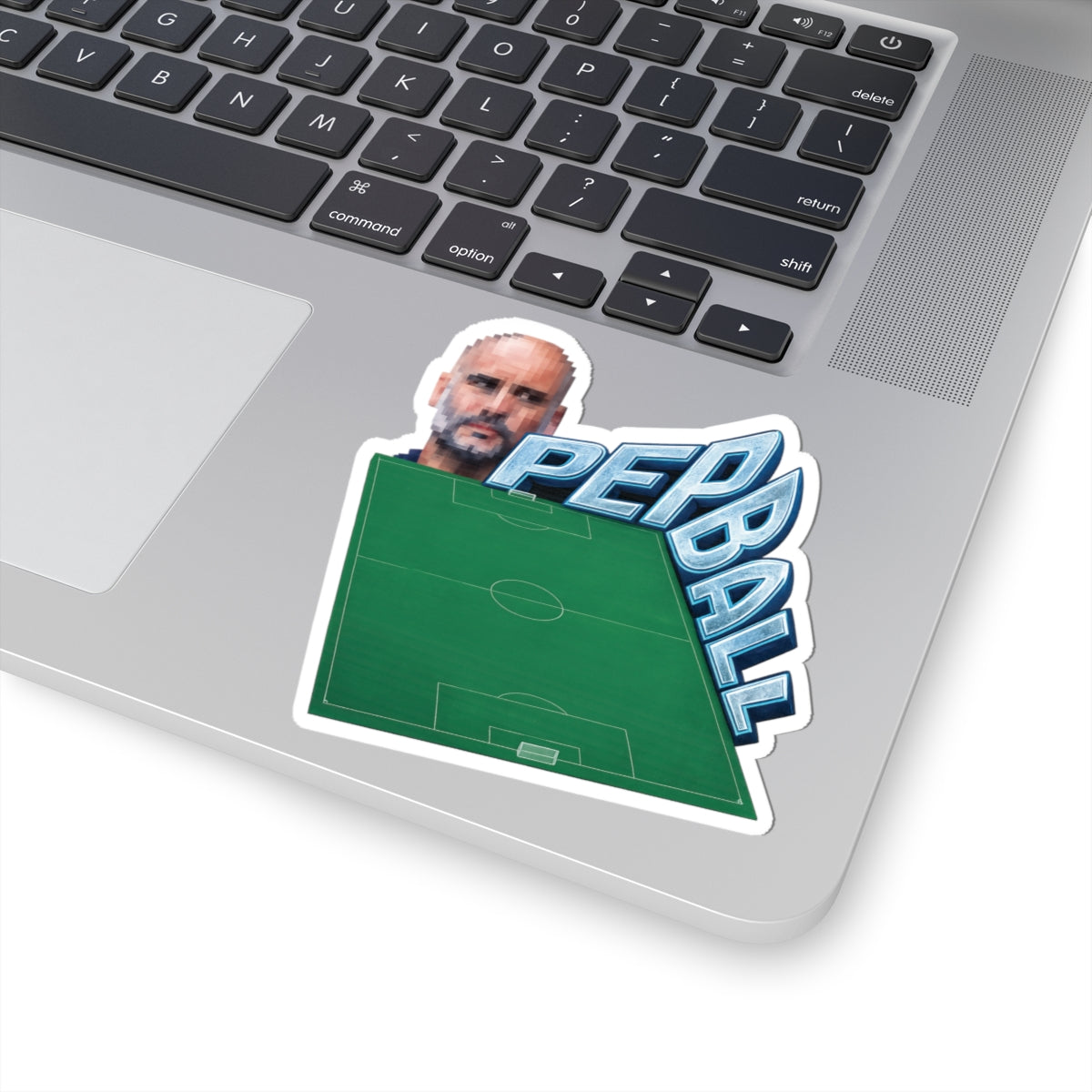 Football Sticker — "Pep Ball" Guardiola (Manchester City)