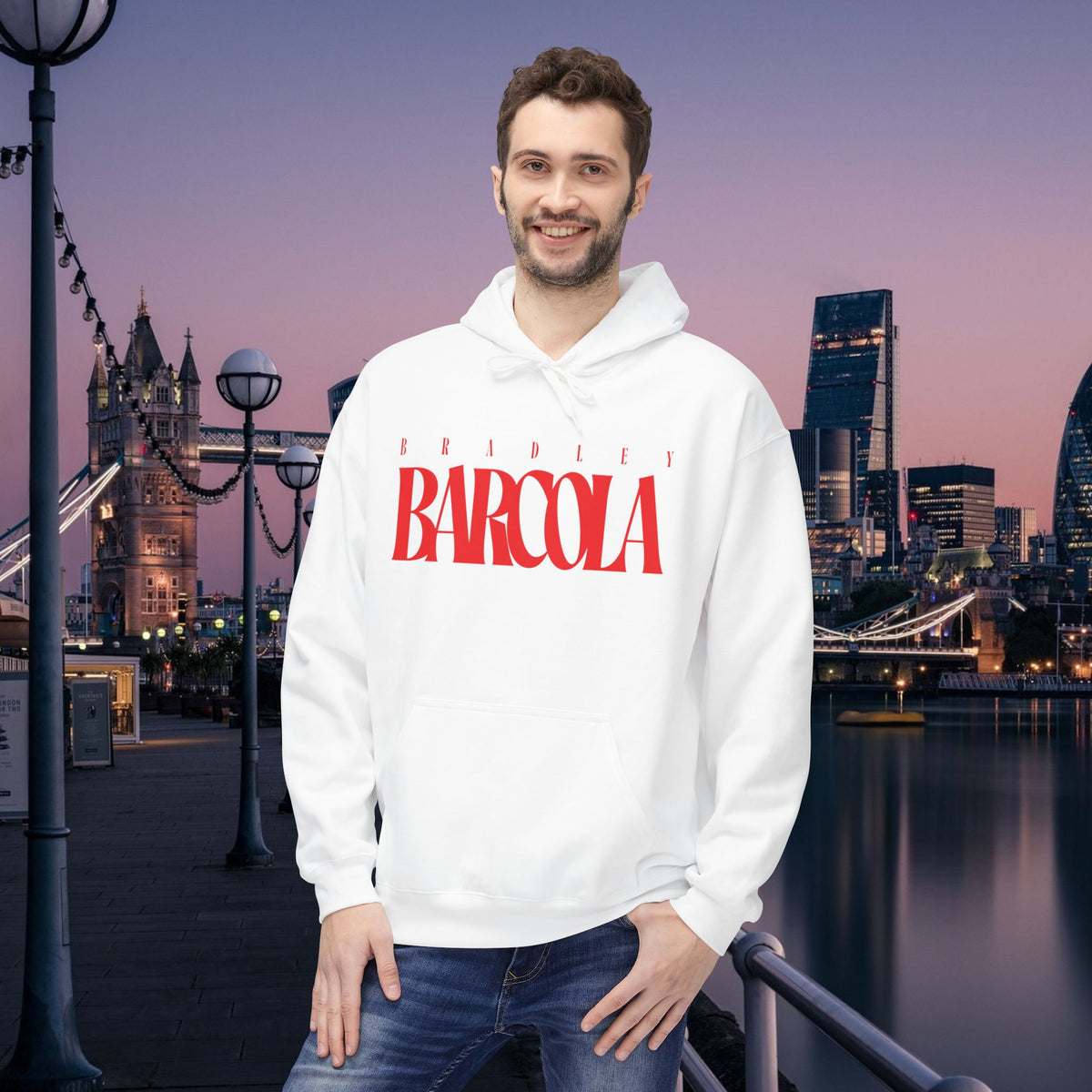 Hoodie Capuche Mixte - Bradley Barcola (Liverpool)