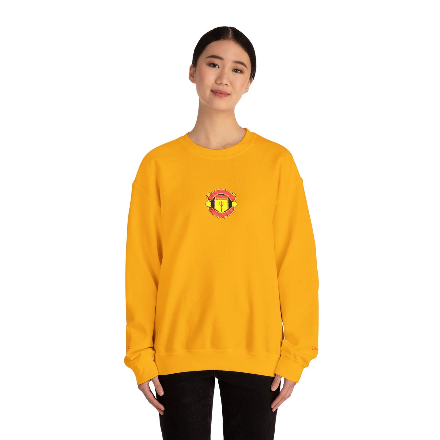 Unisex sweater with embroidered design - Man United