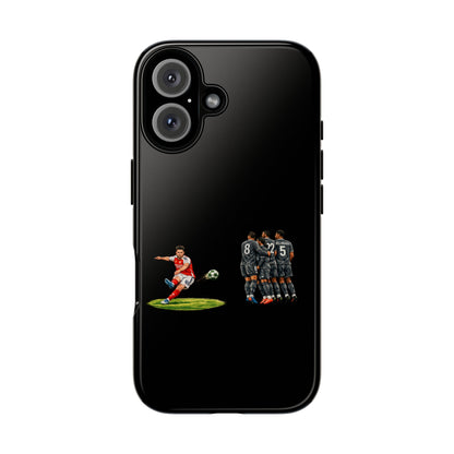 iPhone/Samsung Case - Declan Rice Free Kick (Arsenal phone case)