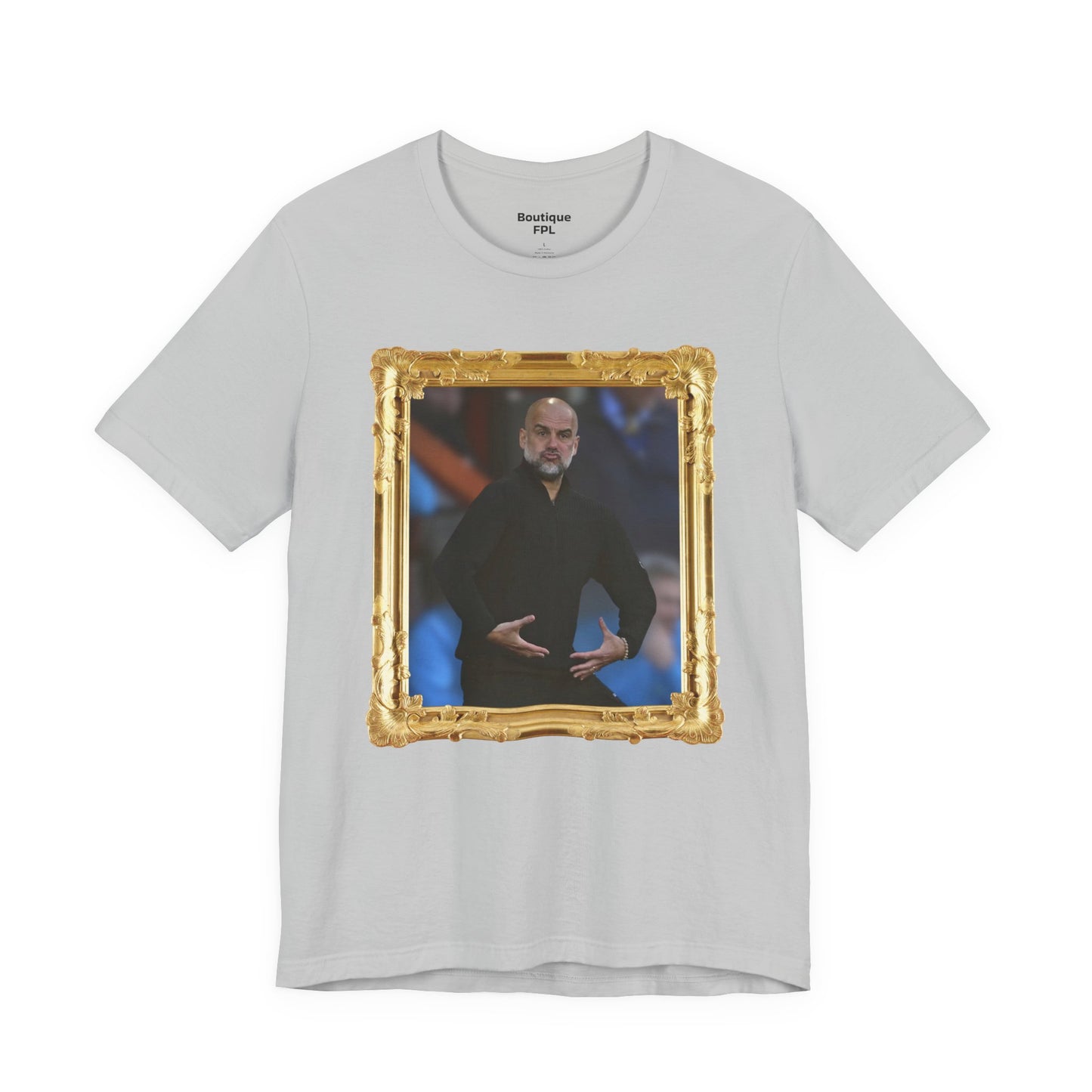 Mixed T-Shirt - Pep Guardiola "Balls" (Gold frame)