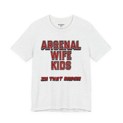 T-Shirt Mixte - In That Order (Arsenal)