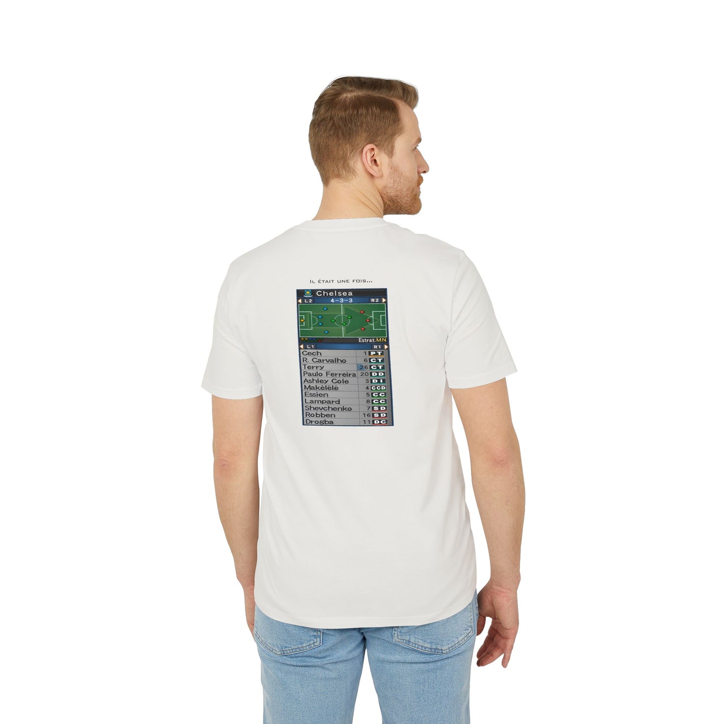 T-Shirt PES 6 avec design au dos - Chelsea Edition