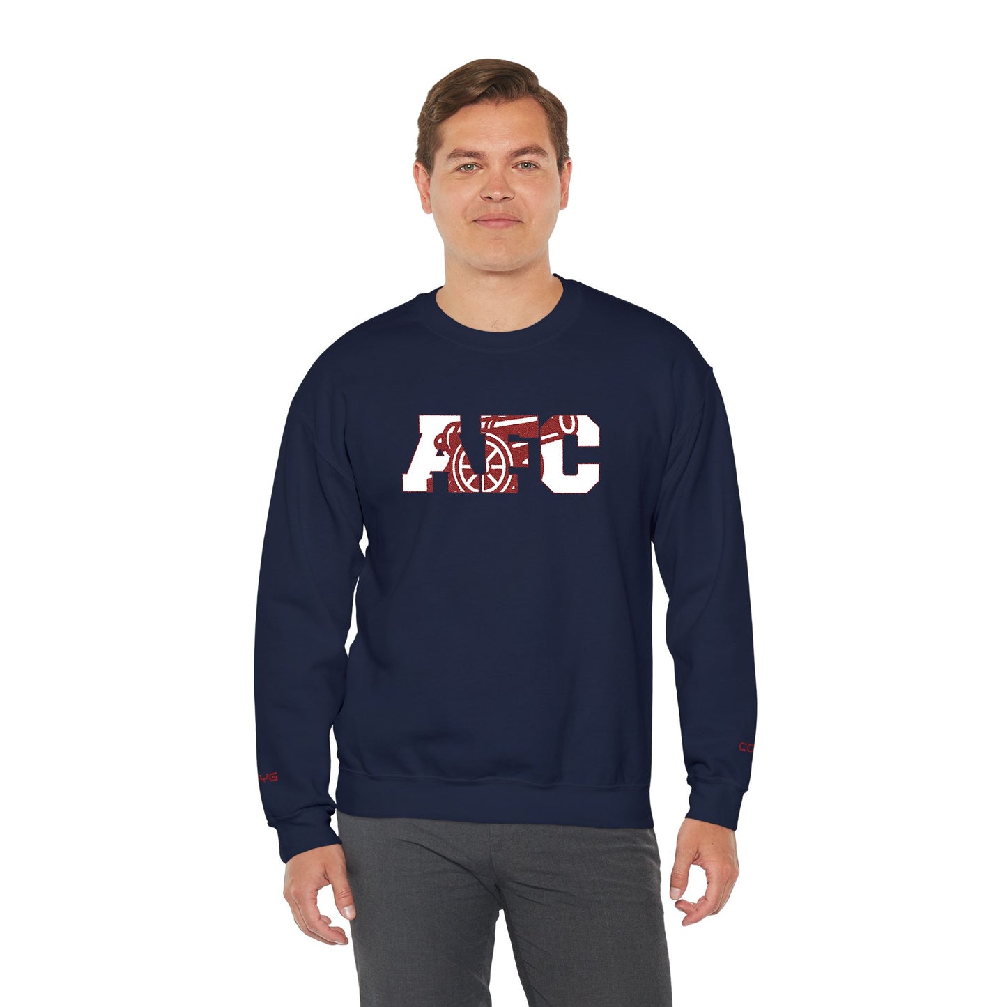 Pull Mixte avec motif Brodé - "AFC" Arsenal