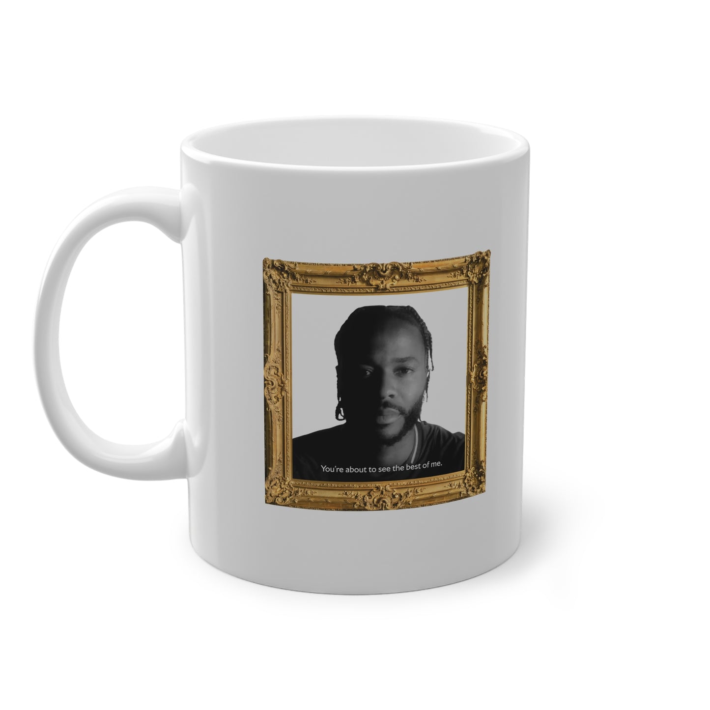 Mug - Raheem Sterling "Best of me" (Gold Frame)