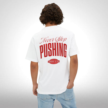 T-Shirt Oversized - Never Stop Pushing (Arsenal)