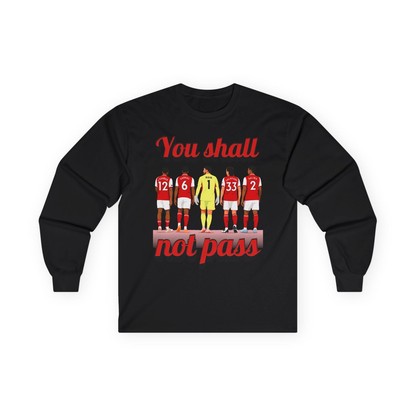 Mixed Long Sleeve T-Shirt - Arsenal "You Shall Not Pass"