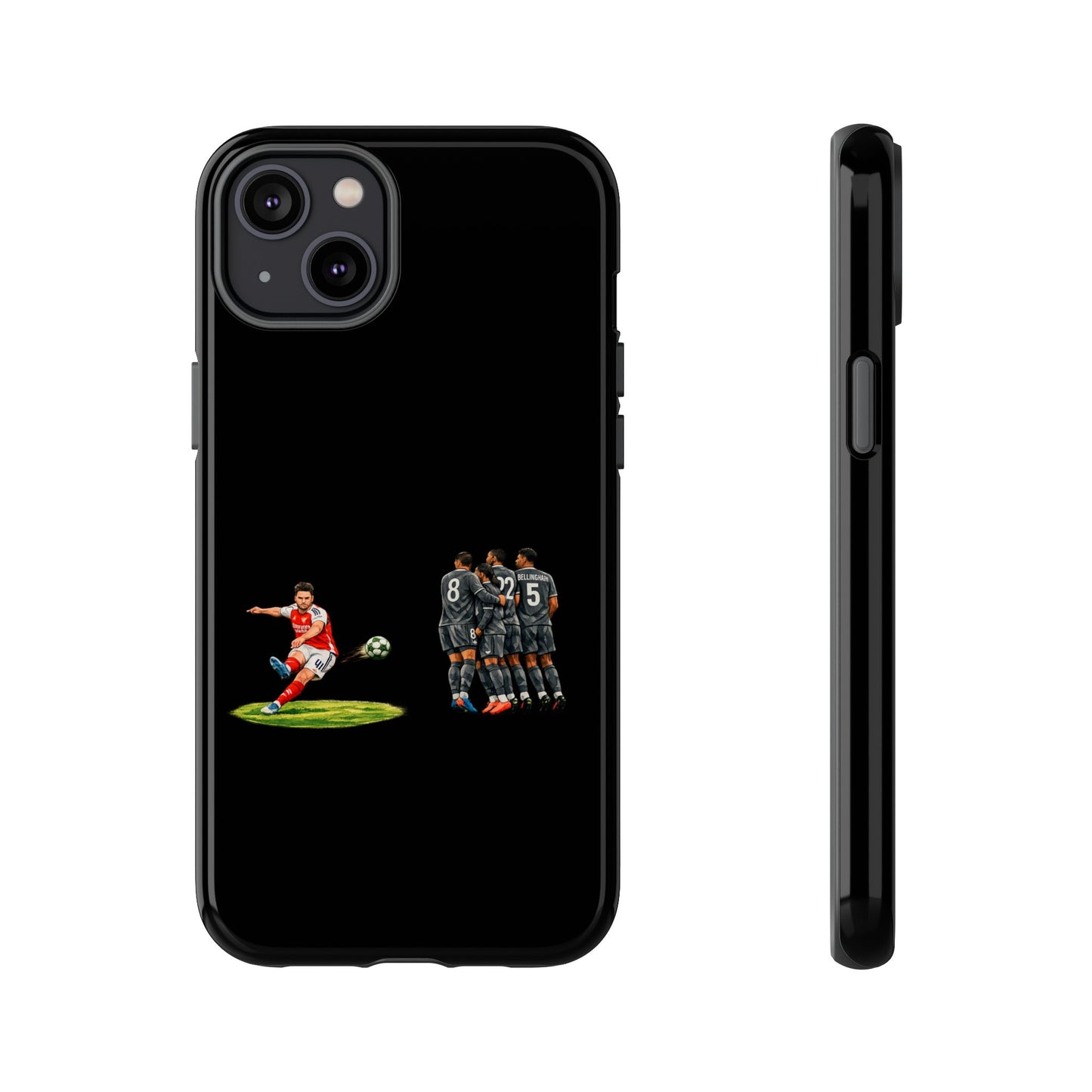 iPhone/Samsung Case - Declan Rice Free Kick (Arsenal phone case)