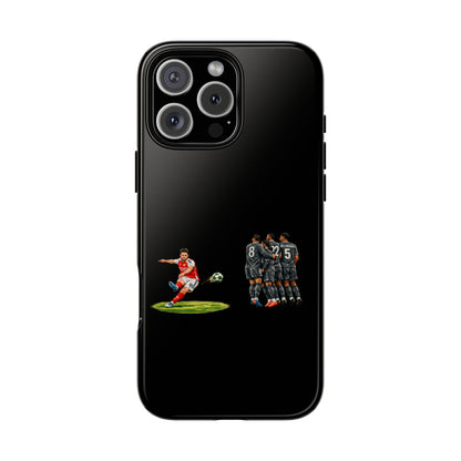 iPhone/Samsung Case - Declan Rice Free Kick (Arsenal phone case)