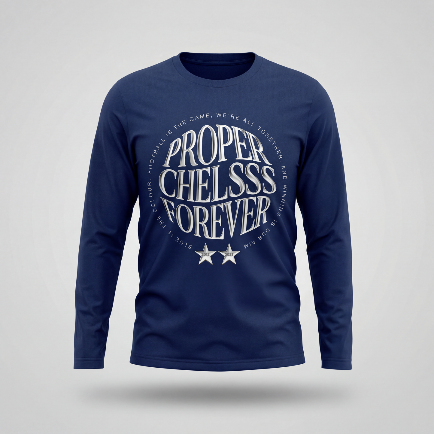 T-Shirt Manches Longues Mixte - Chelsea "Proper Chels"