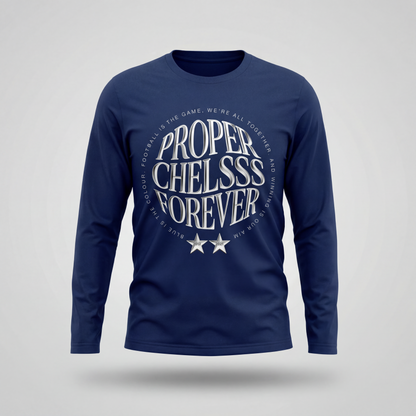 T-Shirt Manches Longues Mixte - Chelsea "Proper Chels"