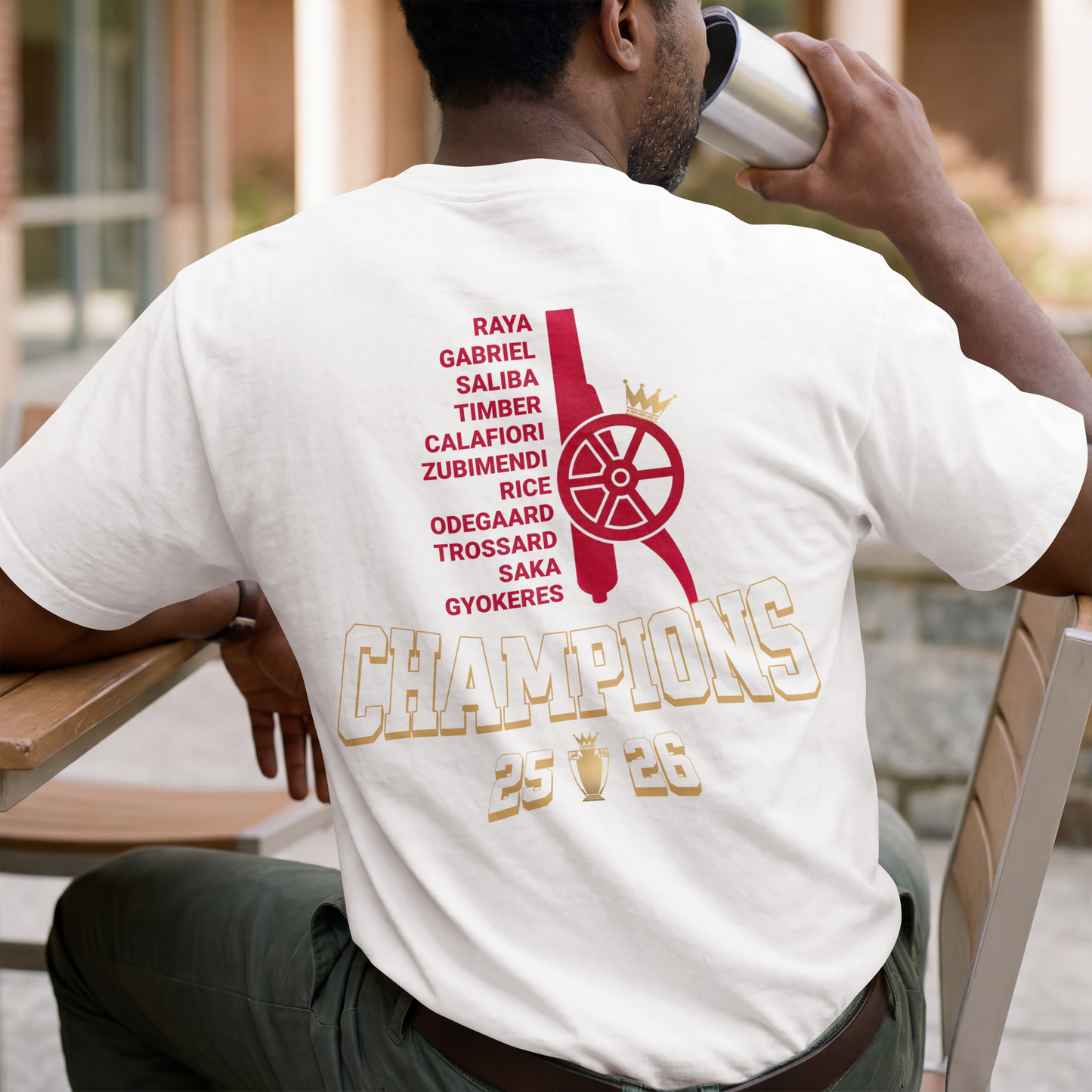 T-Shirt Mixte - Champions (Arsenal)