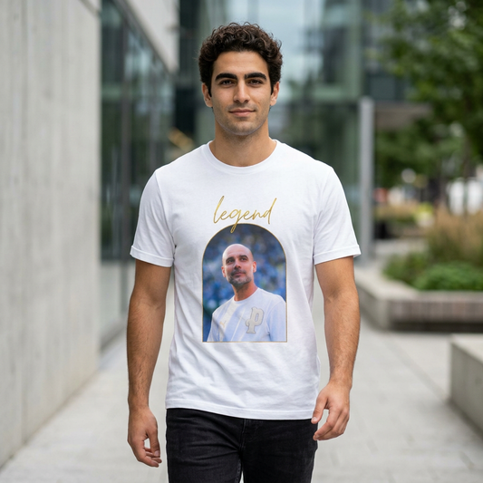 Mixed T-Shirt - Pep Guardiola (Manchester City Legend)