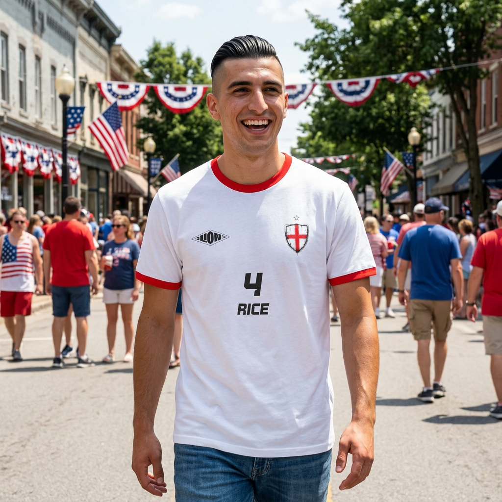 T-Shirt - Declan Rice ( World Cup 2026, England )