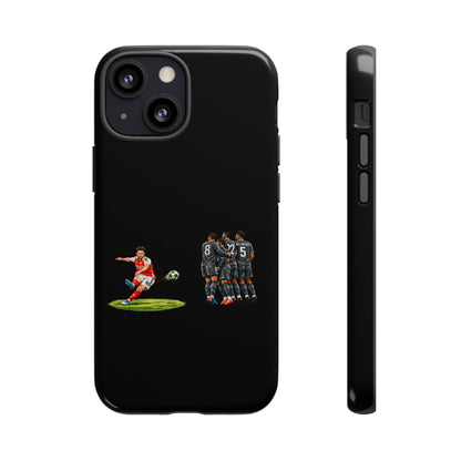 iPhone/Samsung Case - Declan Rice Free Kick (Arsenal phone case)