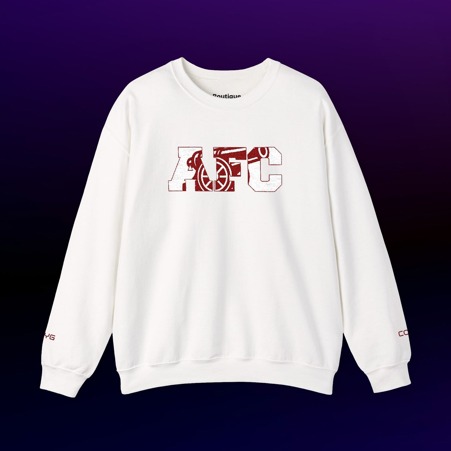 Pull Mixte avec motif Brodé - "AFC" Arsenal