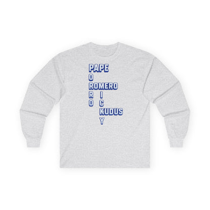 T-Shirt Manches Longues Mixte - Tottenham (Names)