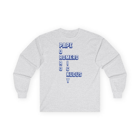 T-Shirt Manches Longues Mixte - Tottenham (Names)