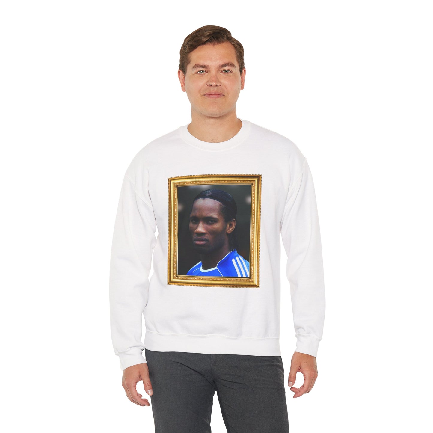 Mixed Sweater - Didier Drogba Chelsea Legend (Gold Frame)