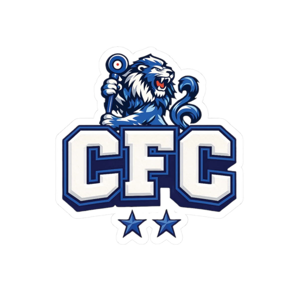 Football Sticker — Chelsea "CFC"