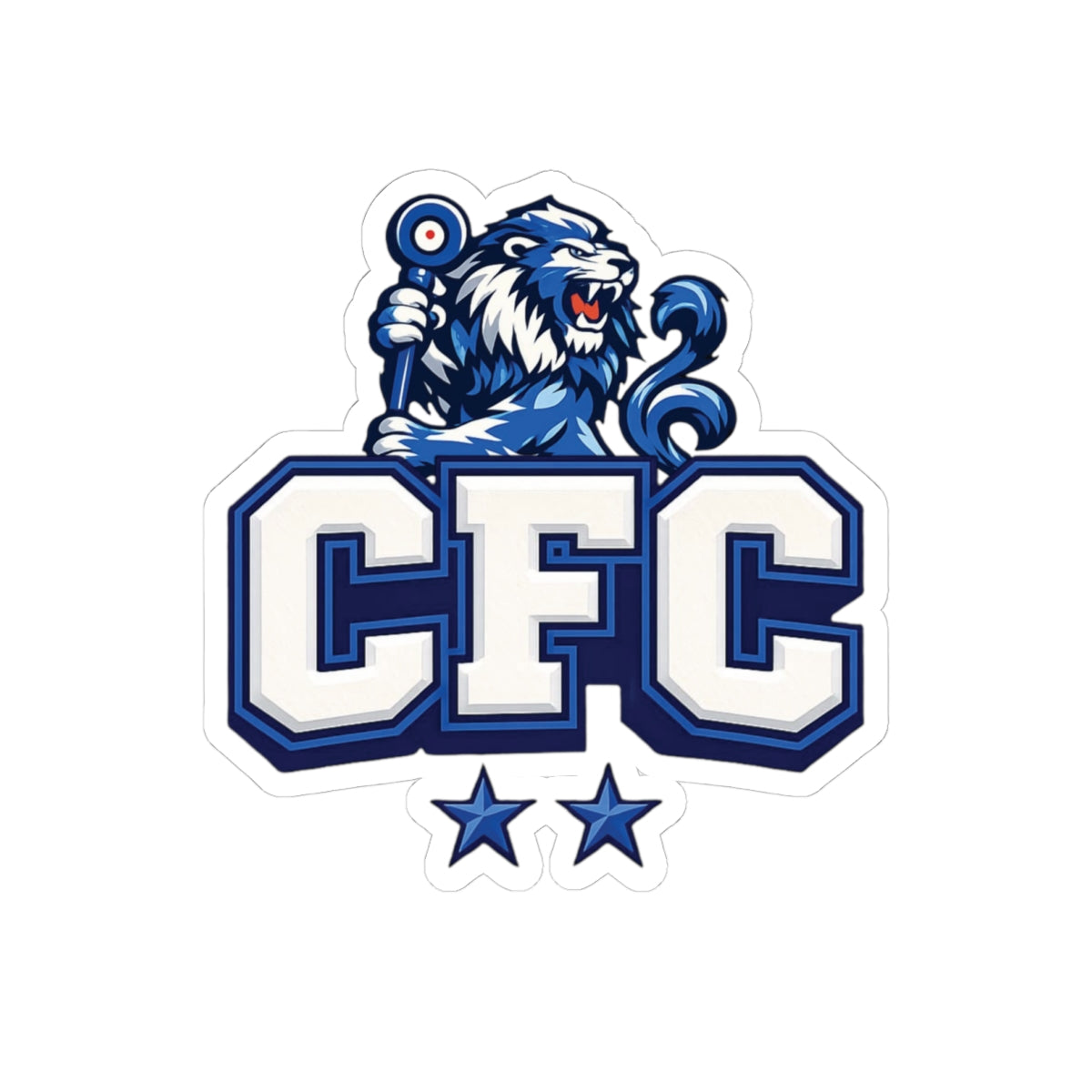 Football Sticker — Chelsea "CFC"