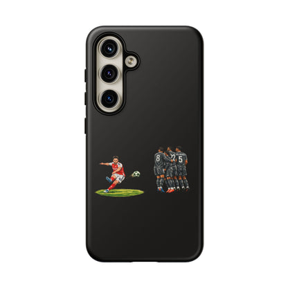 iPhone/Samsung Case - Declan Rice Free Kick (Arsenal phone case)
