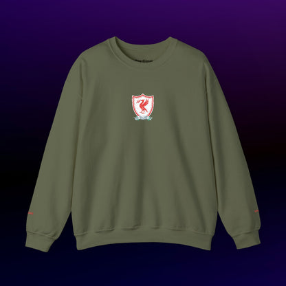 Unisex sweater with embroidered design - Liverpool