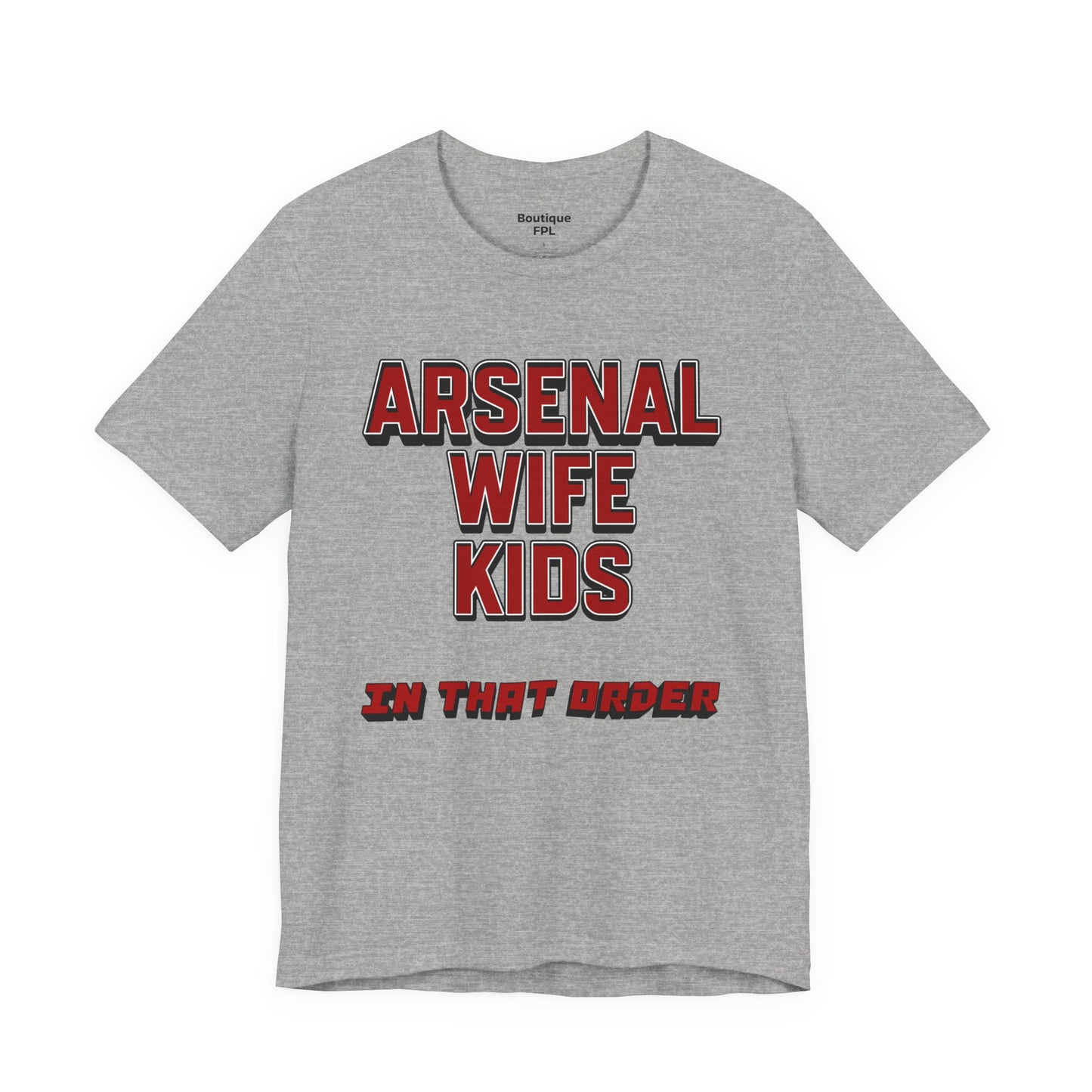 T-Shirt Mixte - In That Order (Arsenal)