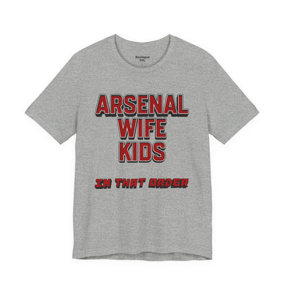 T-Shirt Mixte - In That Order (Arsenal)
