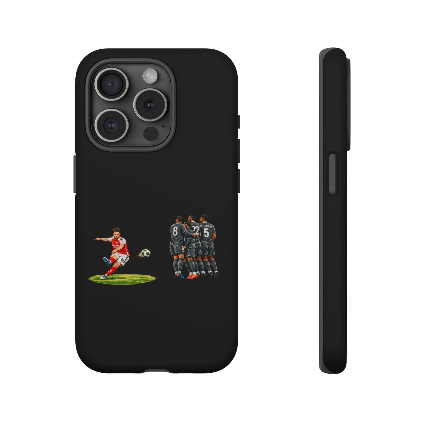 iPhone/Samsung Case - Declan Rice Free Kick (Arsenal phone case)