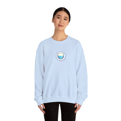 Unisex sweater with embroidered design - Man City