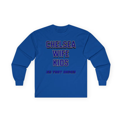 Unisex Long Sleeve T-Shirt - In That Order (Chelsea)