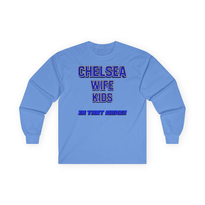 T-Shirt Manches Longues Mixte - In That Order (Chelsea)