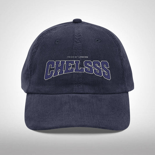 Corduroy and embroidered cap - 'CHELSSS' Chelsea