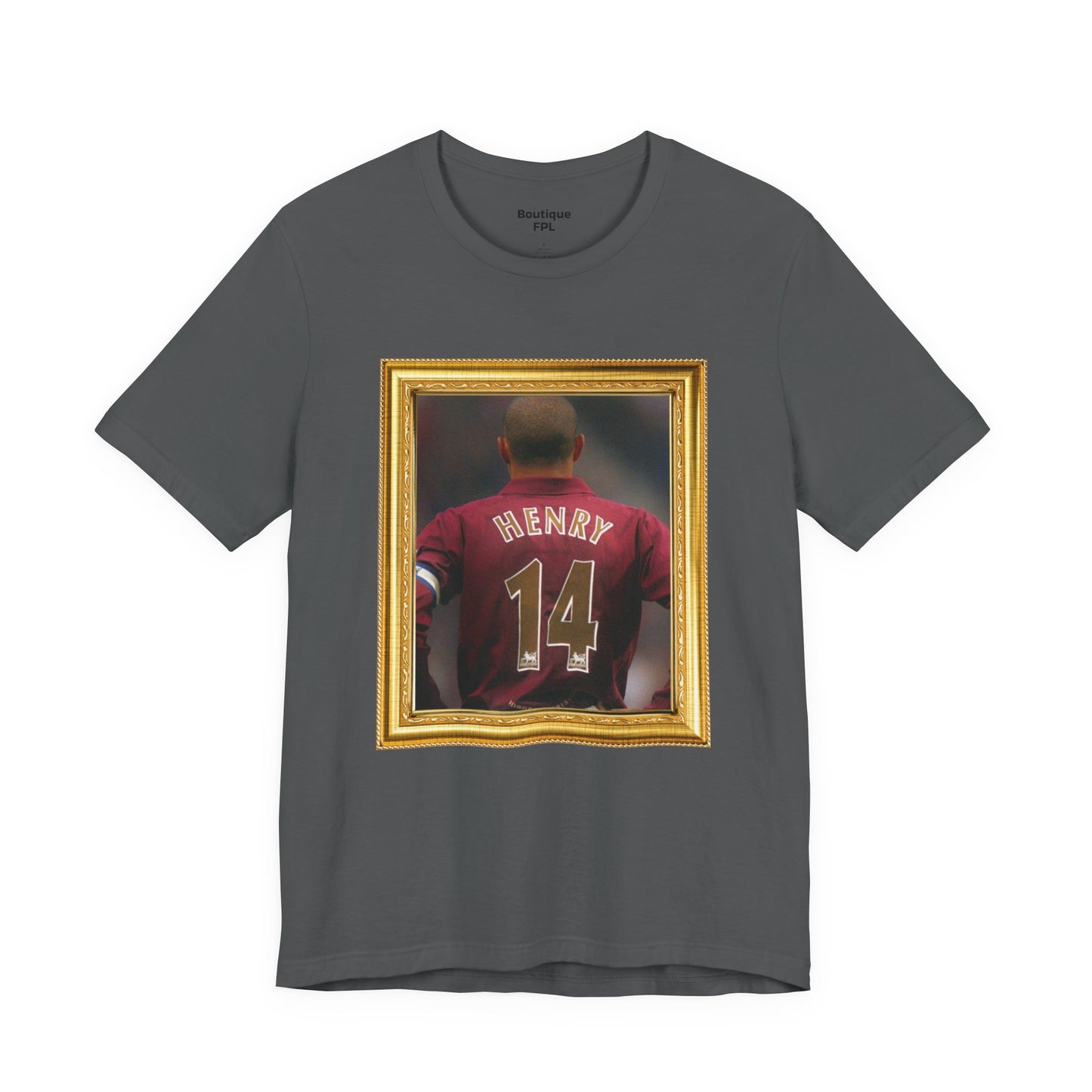 T-Shirt Mixte - Henry Arsenal Legend (Portrait, Gold Frame)