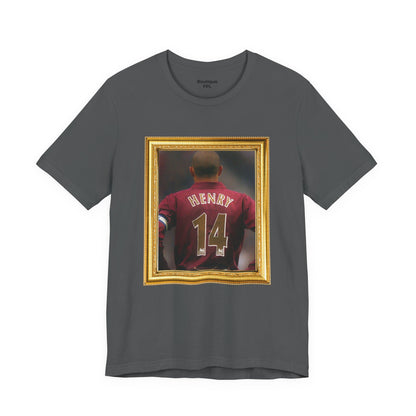 T-Shirt Mixte - Henry Arsenal Legend (Portrait, Gold Frame)