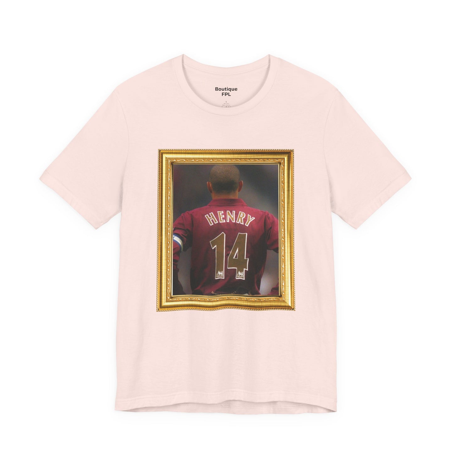 T-Shirt Mixte - Henry Arsenal Legend (Portrait, Gold Frame)