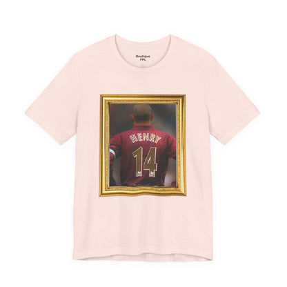 T-Shirt Mixte - Henry Arsenal Legend (Portrait, Gold Frame)