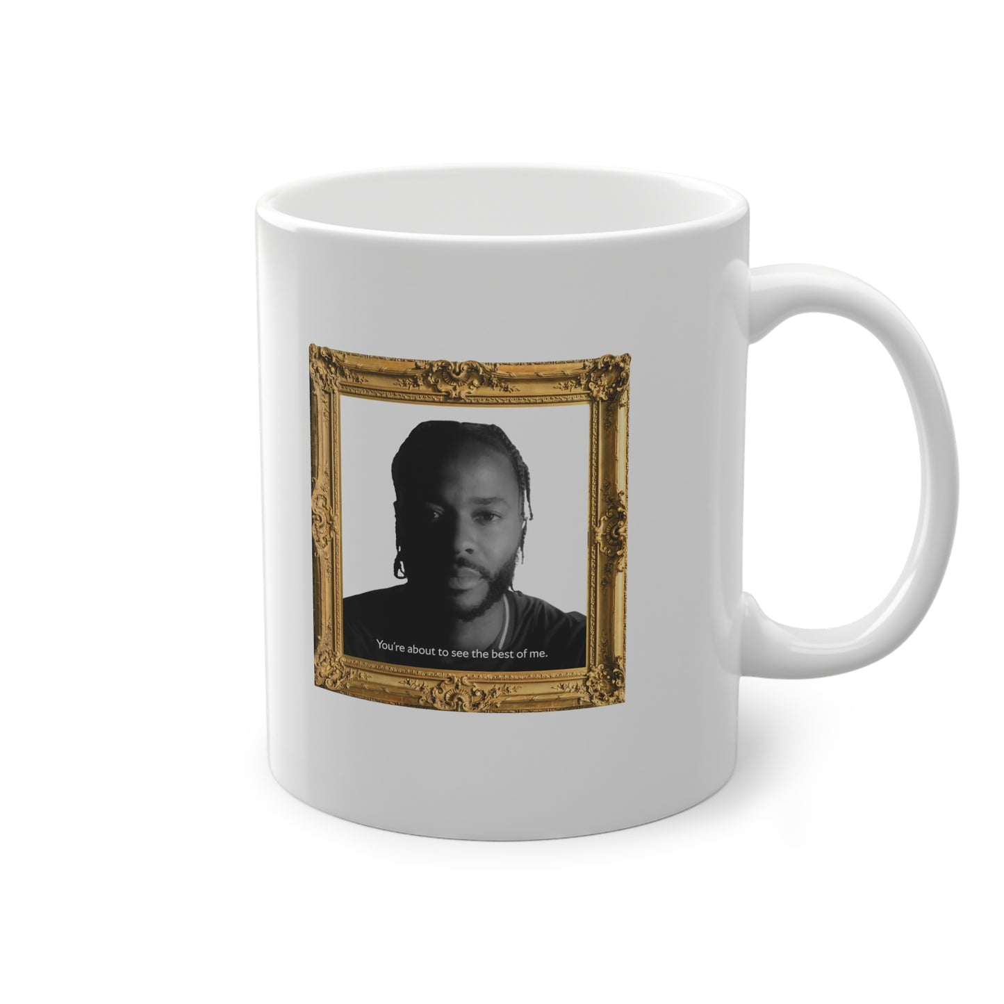 Mug - Raheem Sterling "Best of me" (Gold Frame)