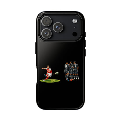 iPhone/Samsung Case - Declan Rice Free Kick (Arsenal phone case)