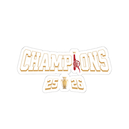 Football Sticker — Champions (Arsenal)