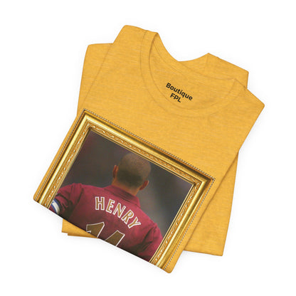 T-Shirt Mixte - Henry Arsenal Legend (Portrait, Gold Frame)