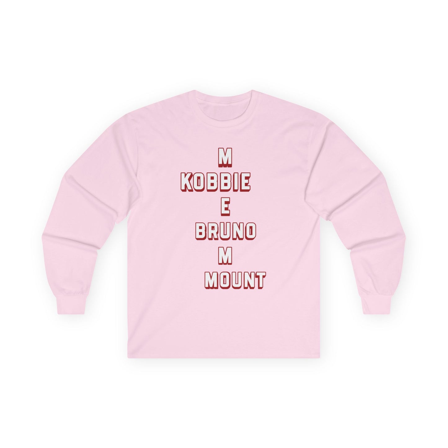 Unisex Long Sleeve T-Shirt - Manchester United (Words, Mots)