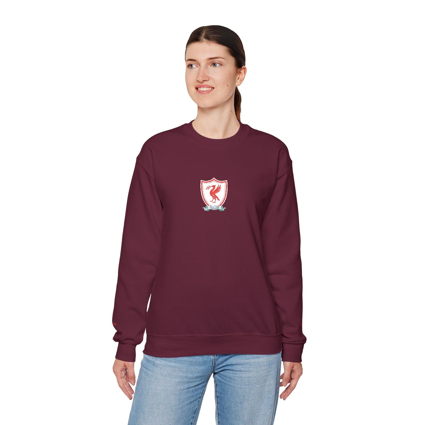 Unisex sweater with embroidered design - Liverpool