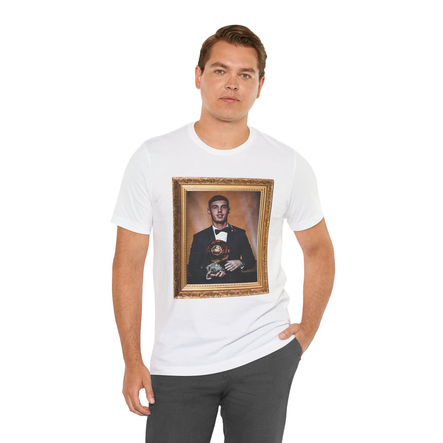 Unisex T-Shirt - Cole Palmer Ballon d'or (Chelsea, Gold Frame)
