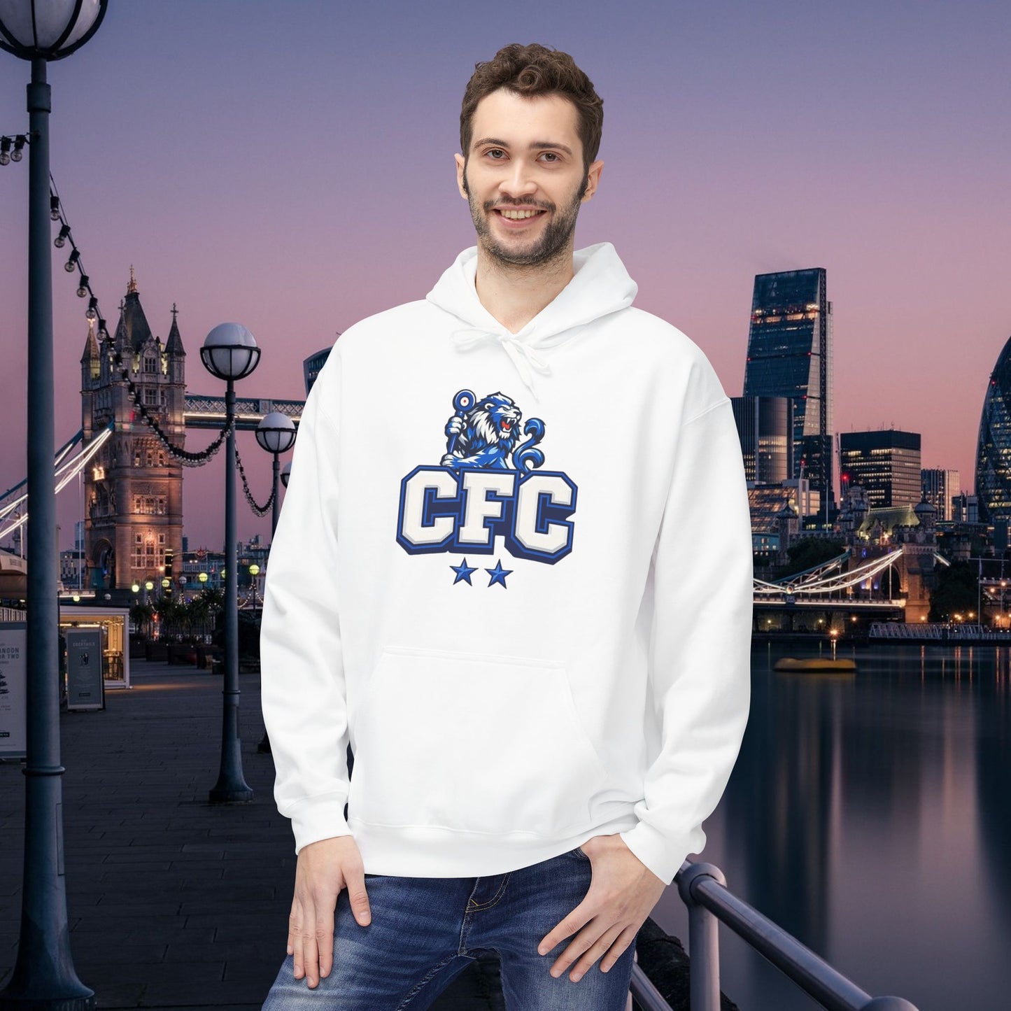 Hoodie Capuche Mixte - Chelsea "CFC"
