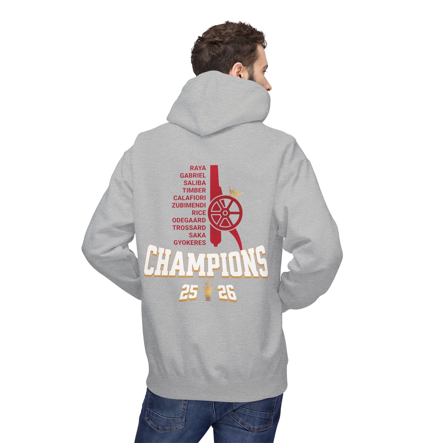 Hoodie Capuche Mixte - Champions(Arsenal)